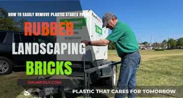 Simple Tips to Remove Plastic Stakes from Rubber Landscaping Bricks