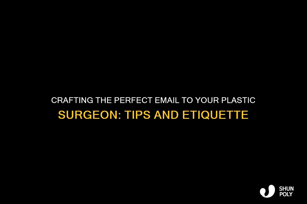 how to email plastic surgeon