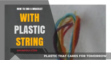 Crafting Perfection: How to Securely End a Bracelet with Plastic String