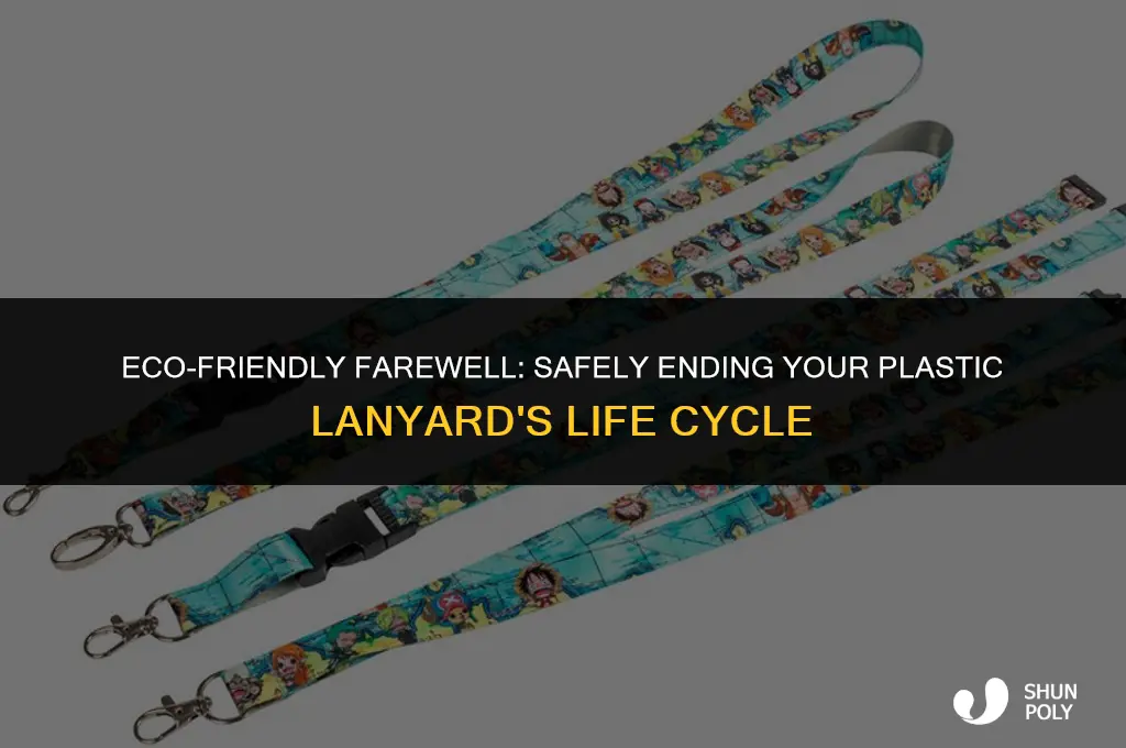 how to end a plastic lanyard by burning it