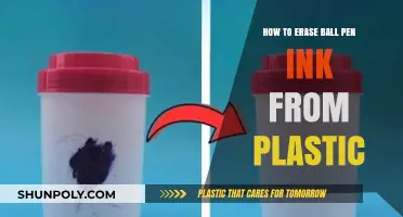 Erasing Ball Pen Ink from Plastic: A Comprehensive Guide