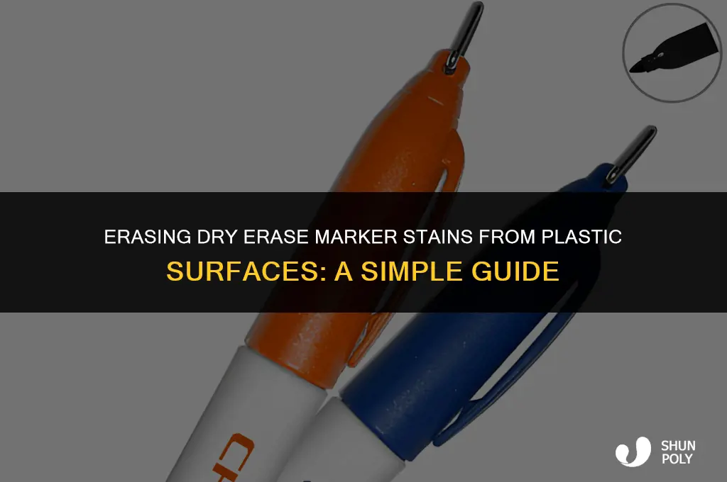how to erase dry erase marker from plastic