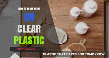 Erasing Print on Clear Plastic: Simple DIY Removal Techniques Revealed