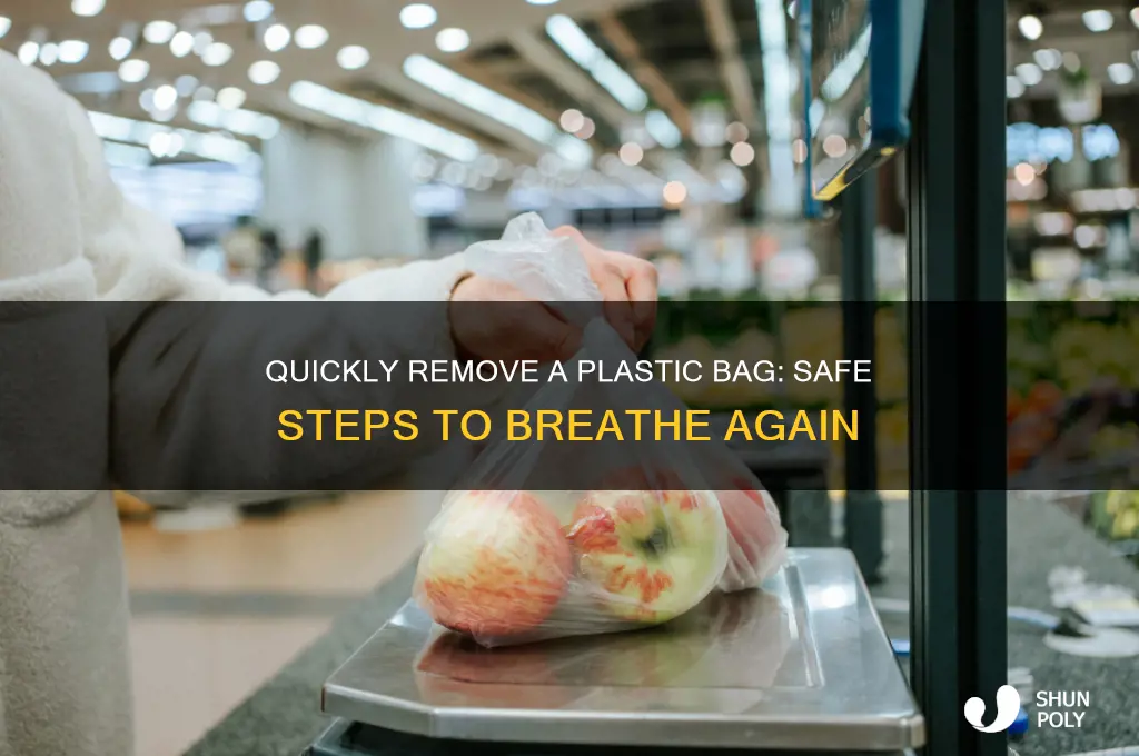 how to escape a plastic bag over your head