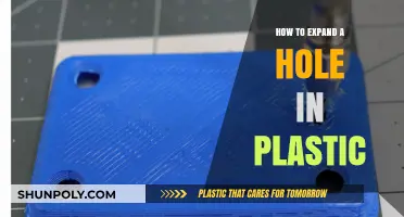 Efficient Ways to Enlarge Holes in Plastic Surfaces