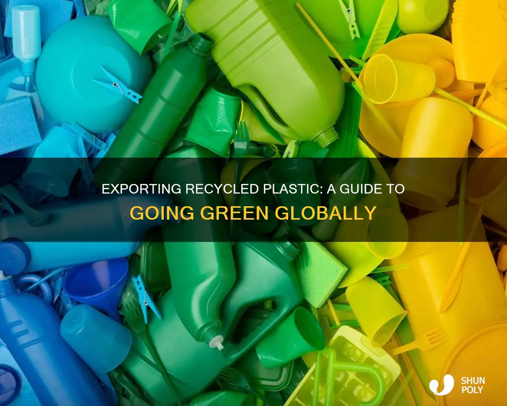 how to export recycled plastic