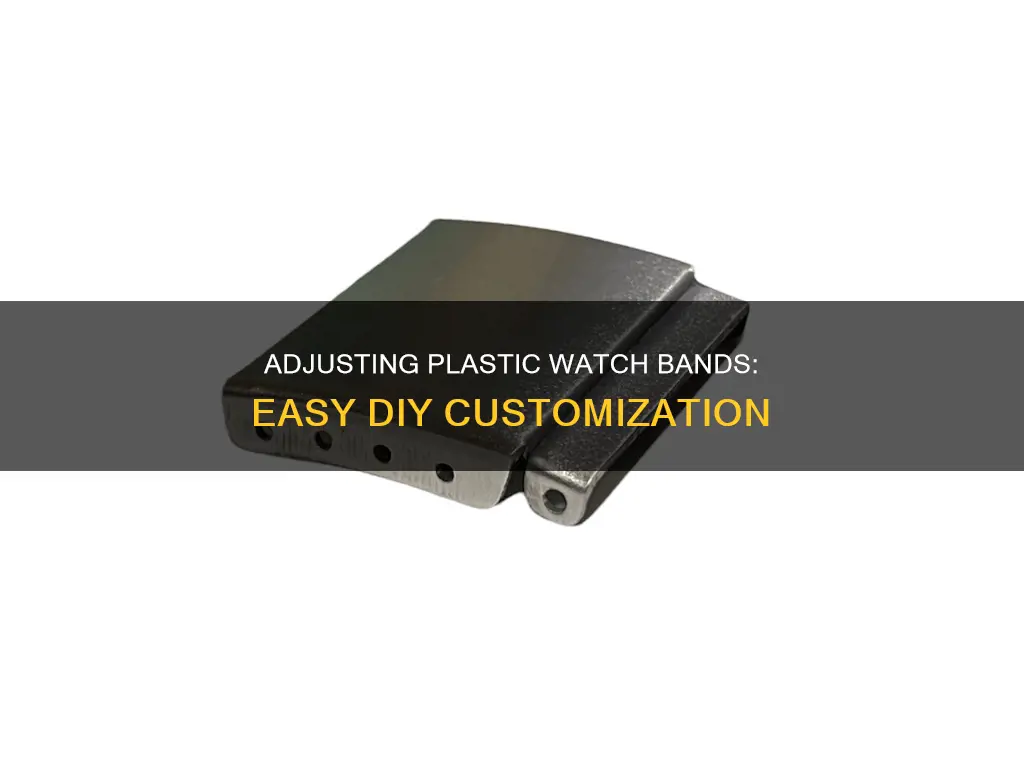 how to extend a plastic watch band