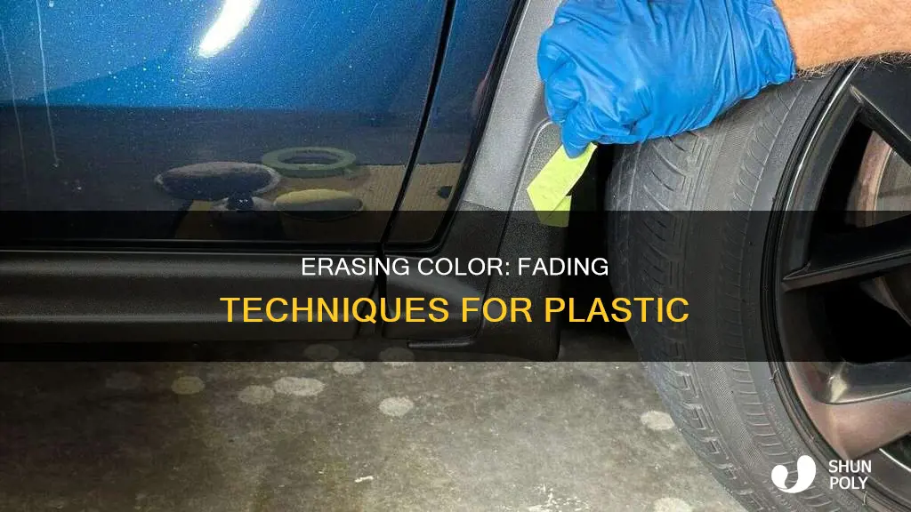 how to fade color on plastic