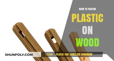 Fastening Plastic to Wood: Best Practices