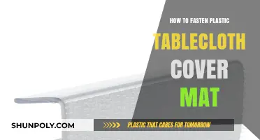 Secure Tablecloth Tricks: Fastening Plastic Covers Effortlessly