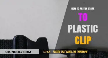 Fastening Straps: Securing to Plastic Clips Easily
