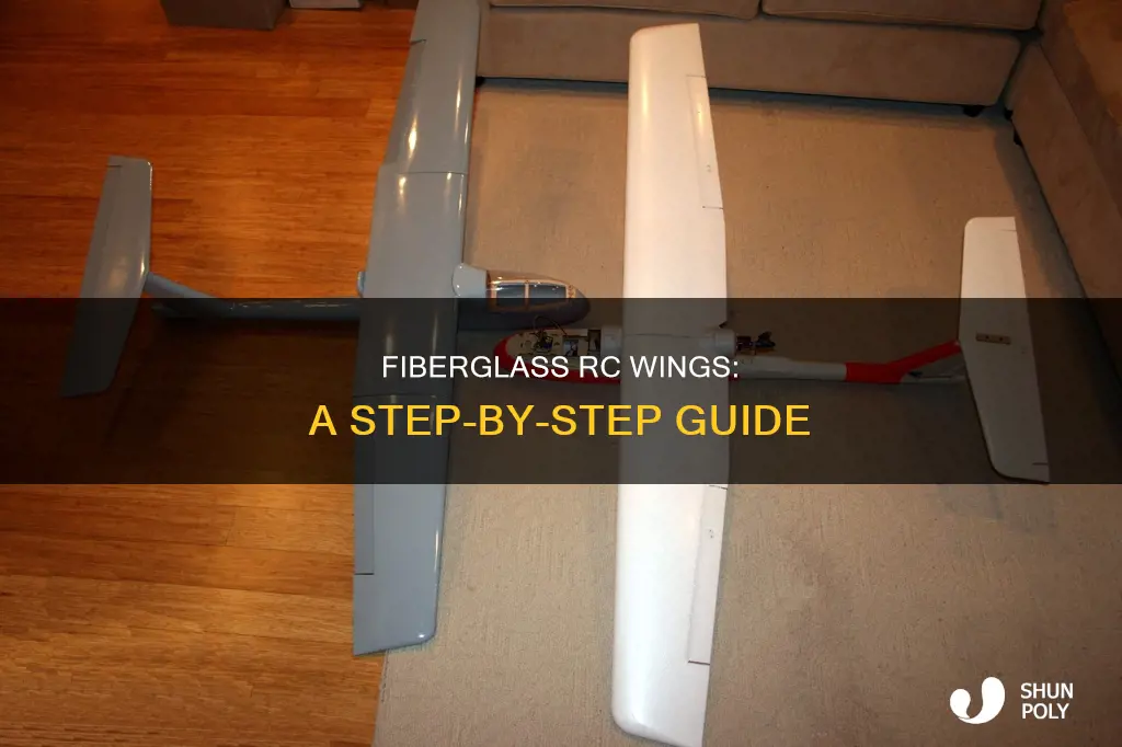 how to fiberglas rc plastic wing