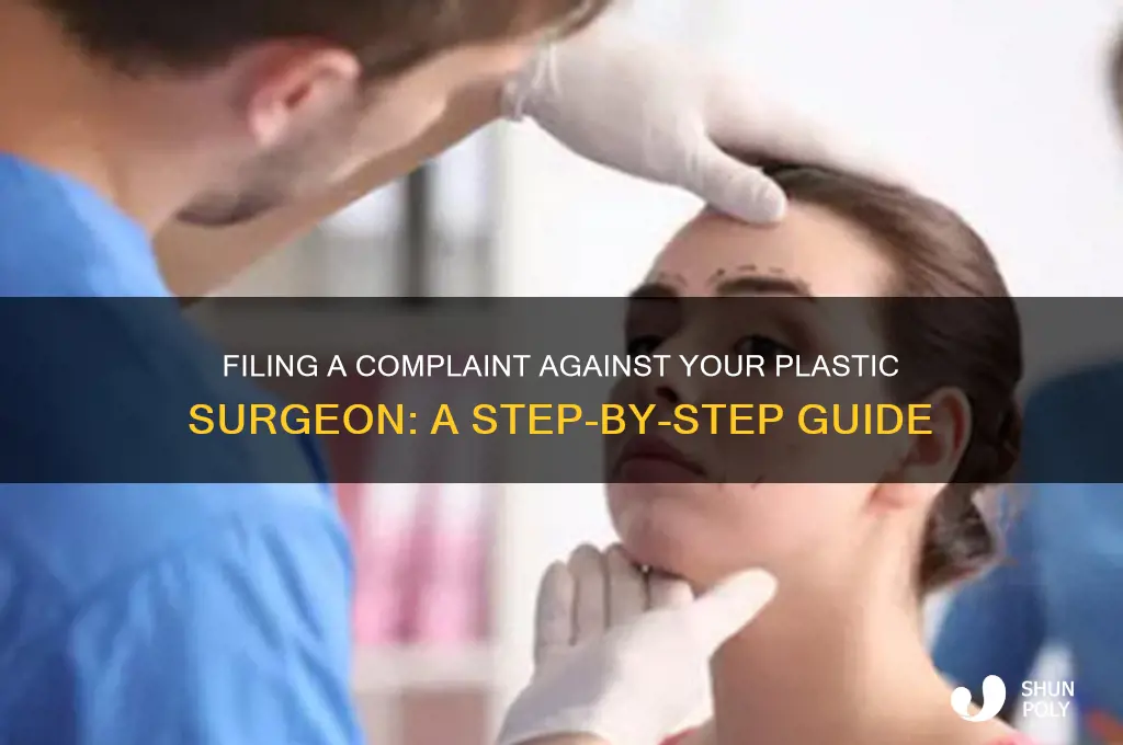 how to file a complaint against a plastic surgeon