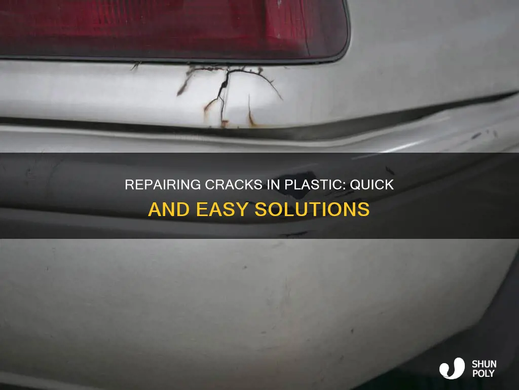 how to fill a crack in plastic