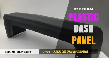 Revamping Your Car: Filling Black Plastic Dash Panels