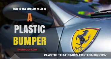 DIY Guide: Filling Emblem Holes in Plastic Bumpers