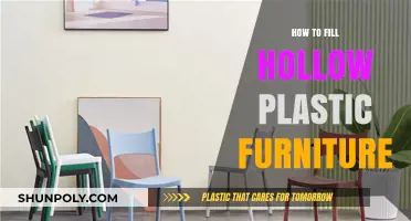 The Secret to Filling Hollow Plastic Furniture