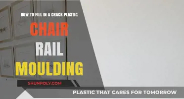 DIY Guide: Filling Cracks in Plastic Chair Rail Moulding
