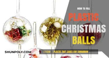 Creative Ways to Fill Plastic Christmas Balls