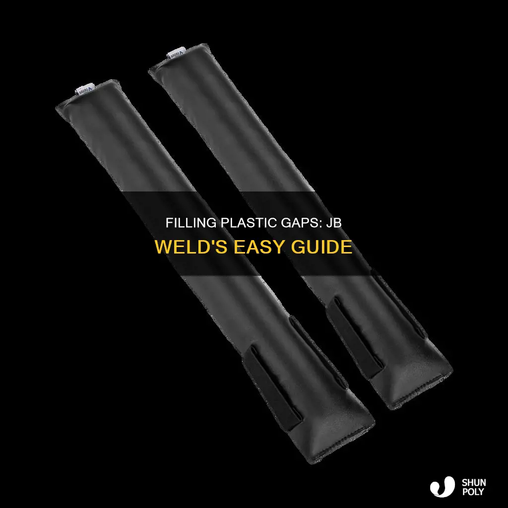 how to fill plastic gap jb weld