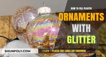 Glitter-Filled Ornaments: DIY Sparkly Holiday Décor