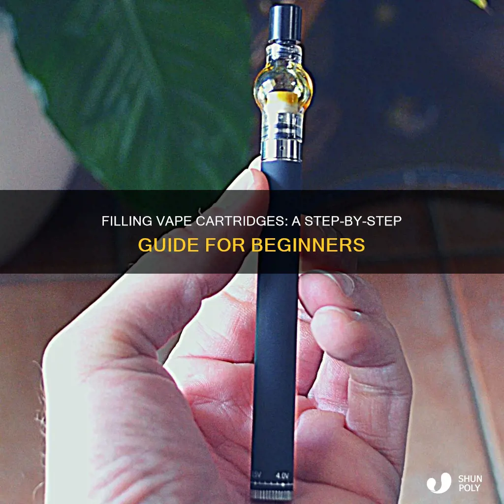 how to fill plastic vape cartridge