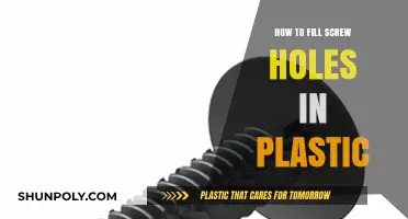Fixing Plastic Screw Holes: A Guide to Filling Them Right