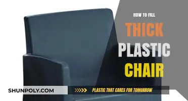 Thick Plastic Chair: Filling for Comfort