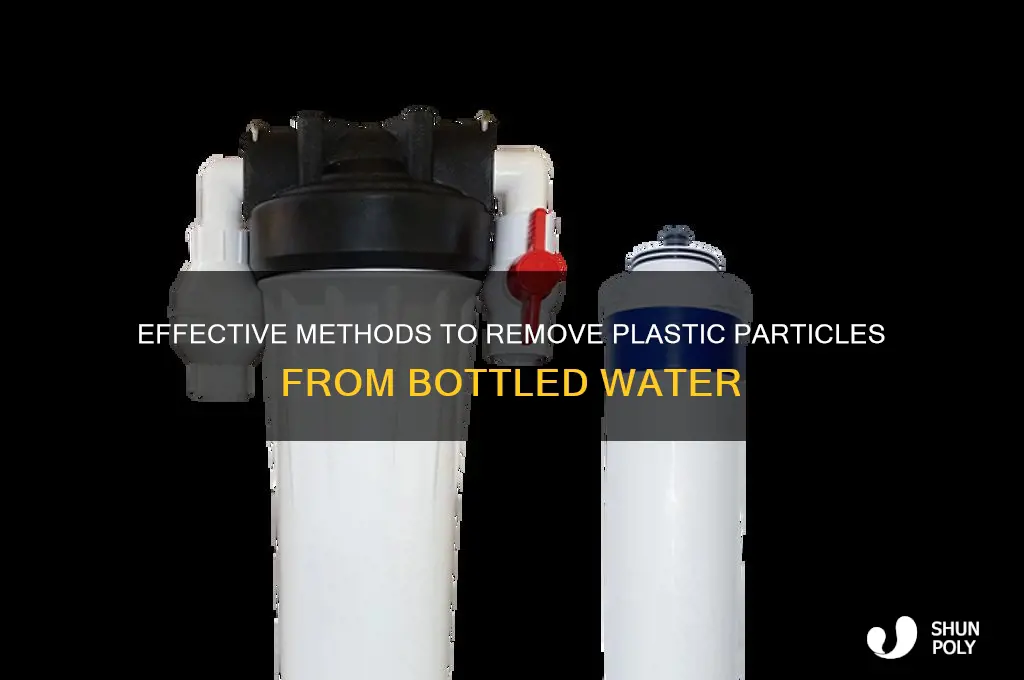 how to filter plastic out of bottled water
