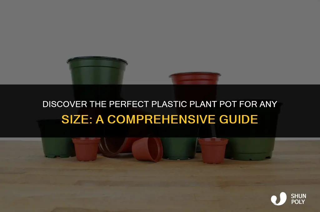 how to find any size plastic plant pot