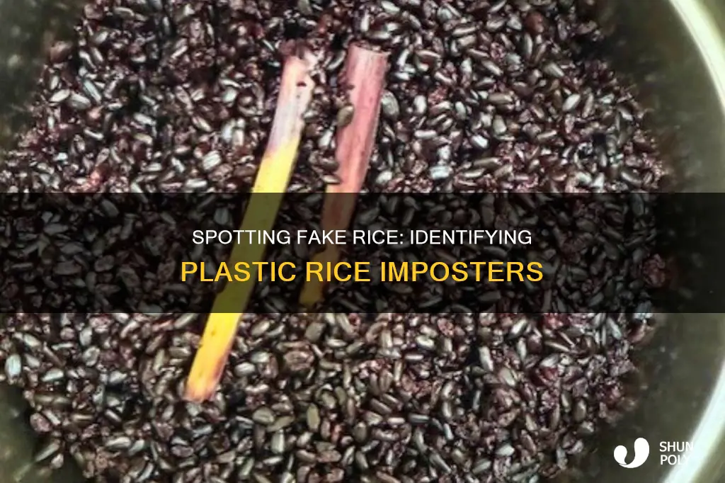 how to find difference between plastic rice