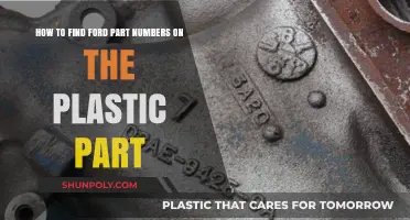 Decoding Ford Part Numbers on Plastic Components: A Comprehensive Guide
