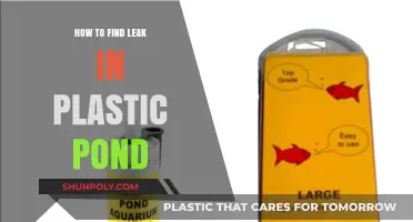 Finding and Fixing Leaks in Plastic Ponds