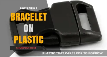Creating Bracelets: Plastic Finishing Techniques