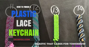 Creating a Plastic Lace Keychain: Finishing Touches