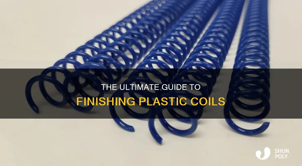 how to finish off a plastic coil