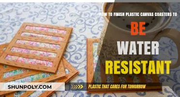 Crafting Durable Coasters: A Guide to Waterproofing Plastic Canvas