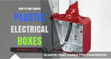 The Best Way to Fire-Chaulk Plastic Electrical Boxes