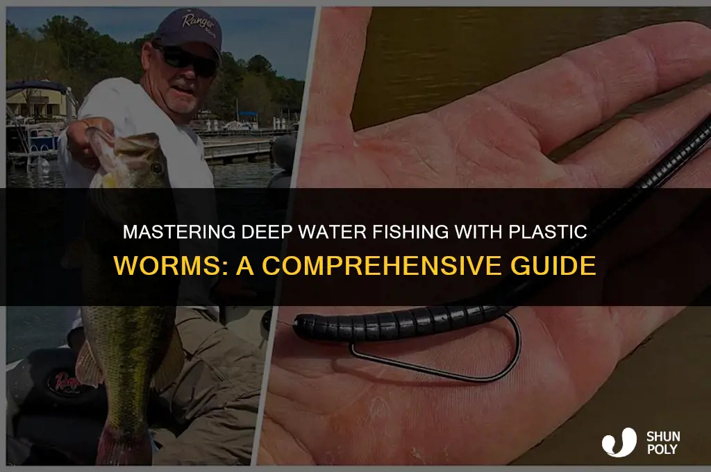 how to fish plastic worm in deep water