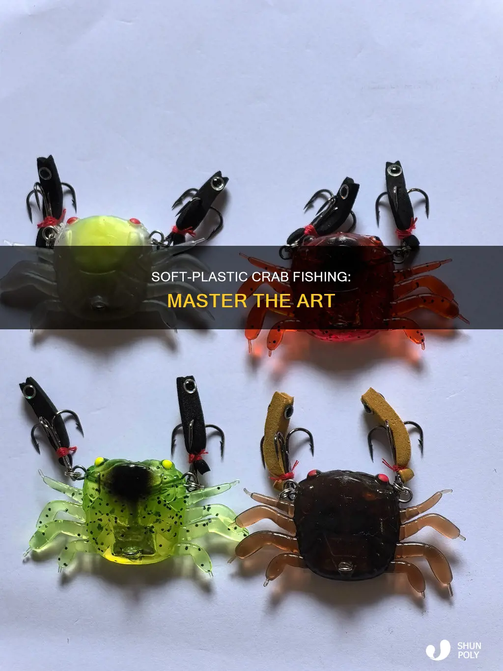 how to fish soft plastic crabs