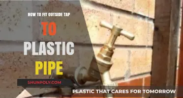 DIY Guide: Attaching an Outdoor Tap to a Plastic Pipe
