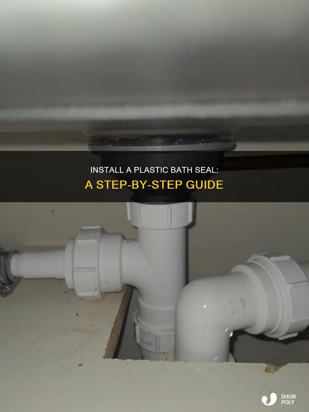 how to fit plastic bath seal