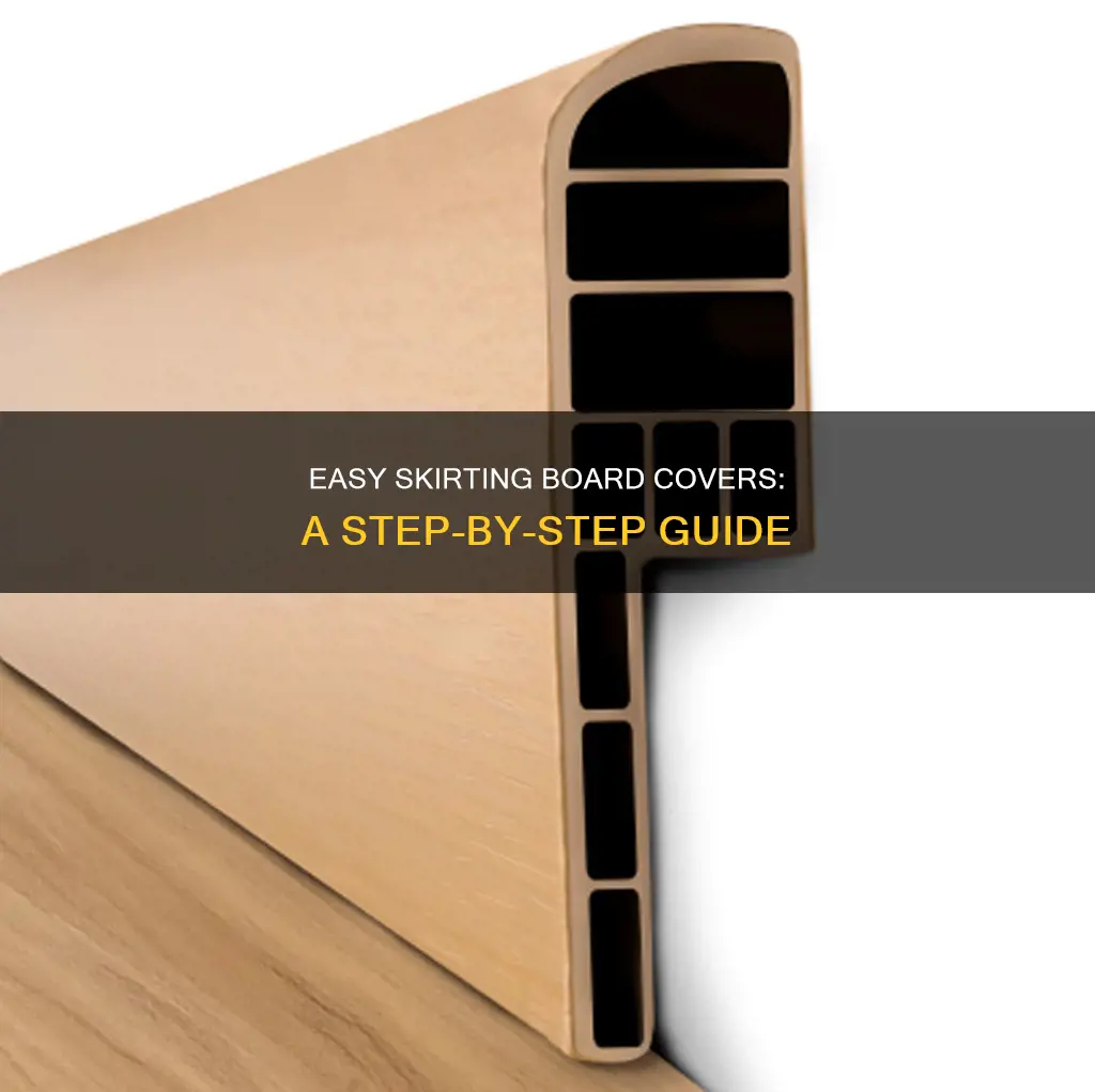 how to fit plastic skirting board covers