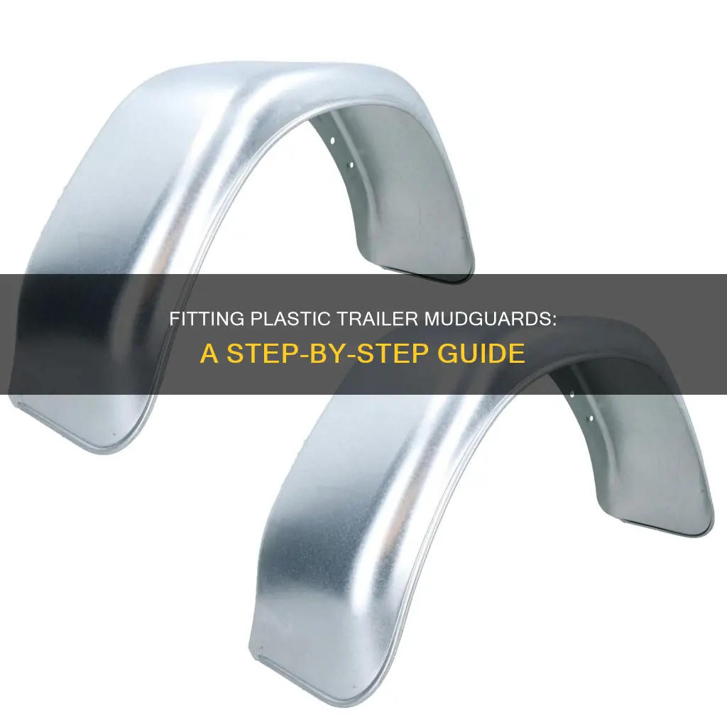 how to fit plastic trailer mudguards
