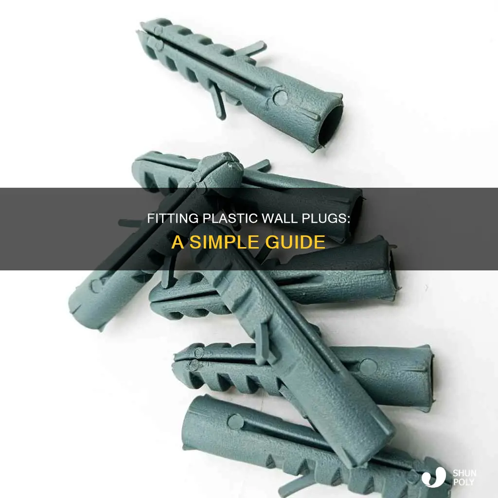 how to fit plastic wall plugs