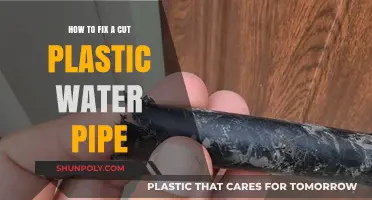 Quick DIY Guide: Repairing a Cut Plastic Water Pipe Easily