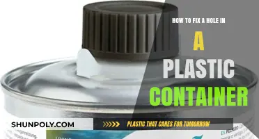 Mending Plastic Containers: Patching Holes, Easy Fixes