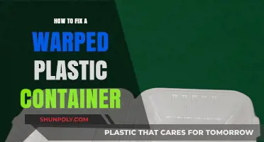Reshaping Plastic Containers: Reversing the Warp Effect