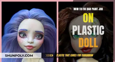 Salvaging a Doll: Fixing Paint on Plastic Surfaces