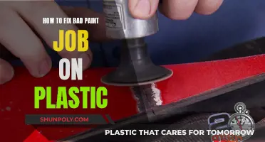 Plastic Paint Job Repair: Fixing a Bad Paint Job